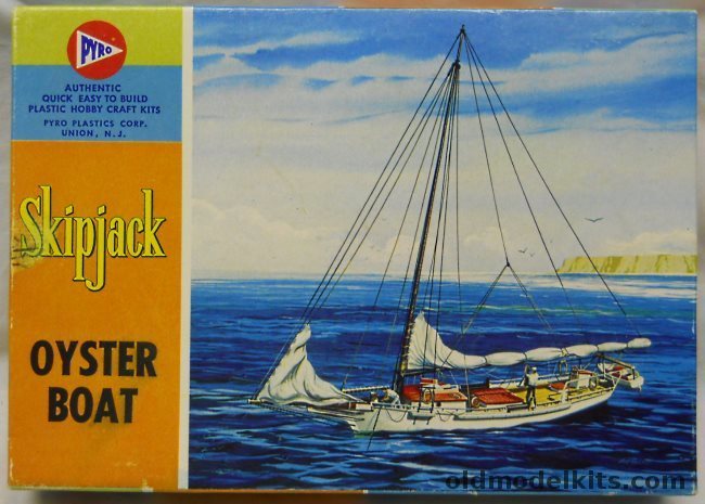 Pyro 1/60 Chesapeake Bay Skipjack Oyster Boat 'Carrie Price', 269-98 plastic model kit